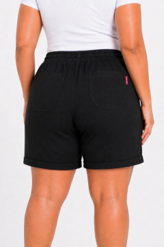 Bermuda de Sarja Feminina Plus Size - Via Lance