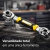 Chave Universal H1038 8 em 1 com Cabeça Giratória 360°, Soquete Multifuncional Profissional para Casa e Carro - LUJINHA DO YOSSEF