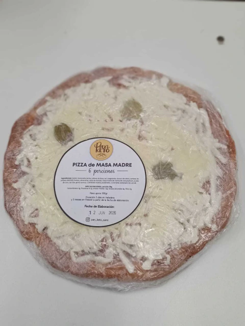Pizza de Masa Madre Keto