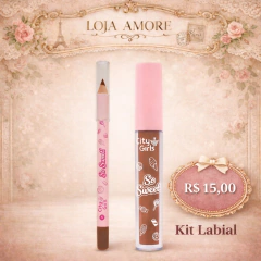 LIP COMBO SO SWEET LÁPIS + BATOM CITY GIRLS - COR 6