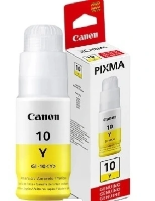 REFIL TINTA ORIGINAL CANON GI-10 AMARELO P/G7010/G6010/GM2010/GM4010