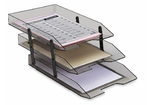 CAIXA ARTICULADA TRIPLA CRISTAL P/ CORRESPONDENCIA 245.3