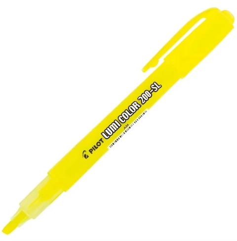 CANETA MARCA TEXTO AMARELA LUMICOLOR 200-SL