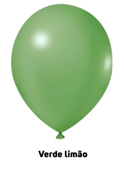 BALAO LISO Nº9 C/50UN JOY VERDE LIMÃO BEXIGA