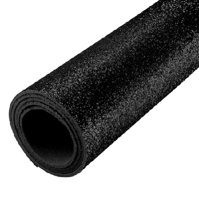 EVA GLITTER PRETO 40X60CM UNI