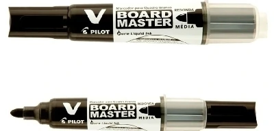 CANETA QUADRO BRANCO PRETO WBMA-VBM-M RECARREGÁVEL