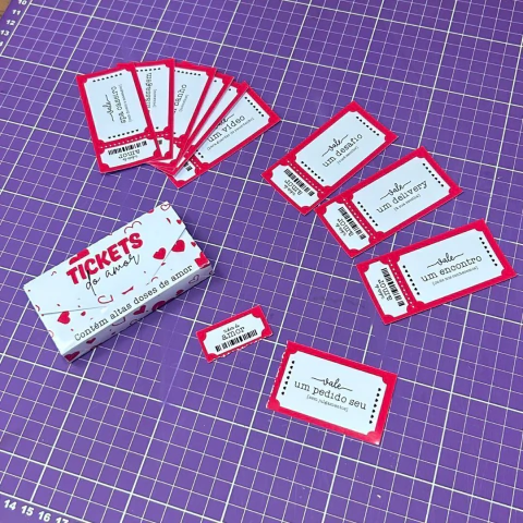 Tickets Do Amor Presente Dia Dos Namorados - comprar online