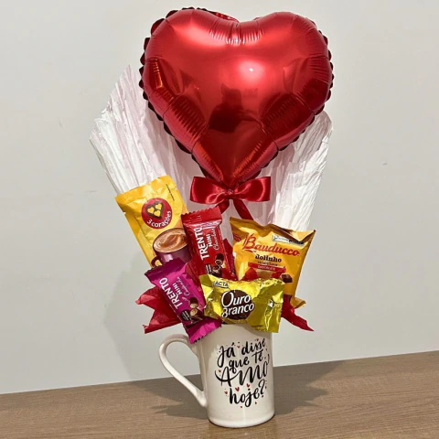 Caneca Te Amo Buque Chocolate