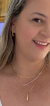 Conjunto gota delicada na internet