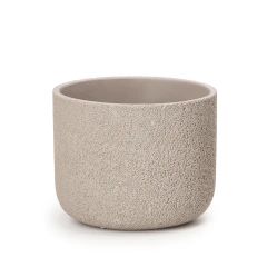 Cachepot Em Cimento Pequeno