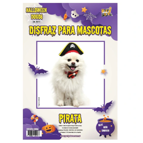 Disfraz Mascota Halloween Pirata