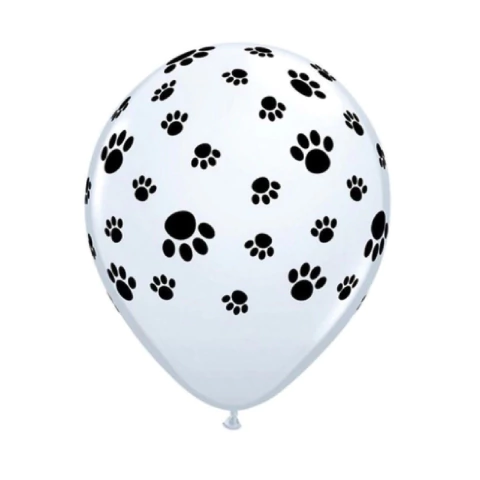 Globos Látex Huellitas 12" - comprar online
