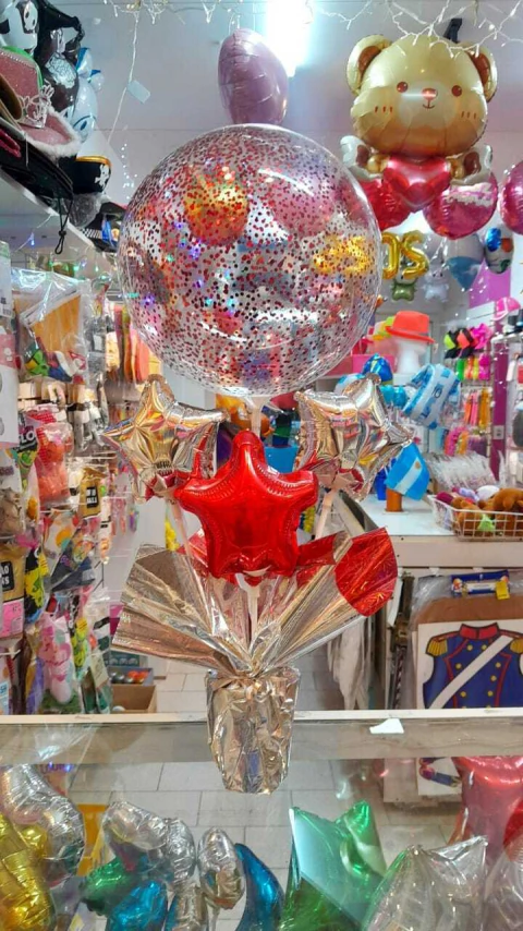 Centro de Mesa GLOBO BURBUJA (A PEDIDO)