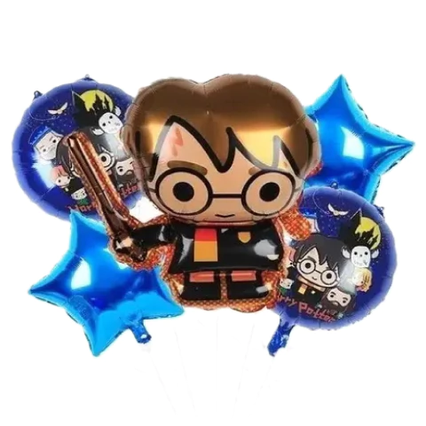 Set de Globos Harry Potter x5 - comprar online