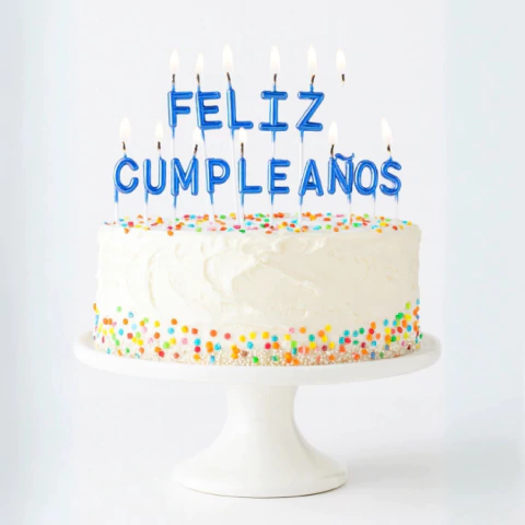 Velas de Letras "FELIZ CUMPLEAÑOS" - comprar online