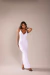 Vestido Longo Denver Poliamida Branco na internet