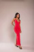 Vestido Longo Denver Poliamida Vermelho - premiumsoles