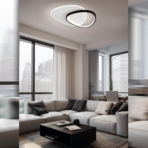 Plafon Techo Moderno Led Nevada 36w