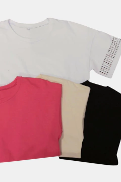 C376 REMERA ALGODON JERSEY MEL en internet