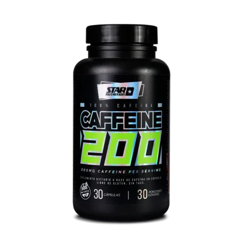 Caffeine 200 Star Nutrition | Estimulante para Enfoque y Energía Deportiva - comprar online