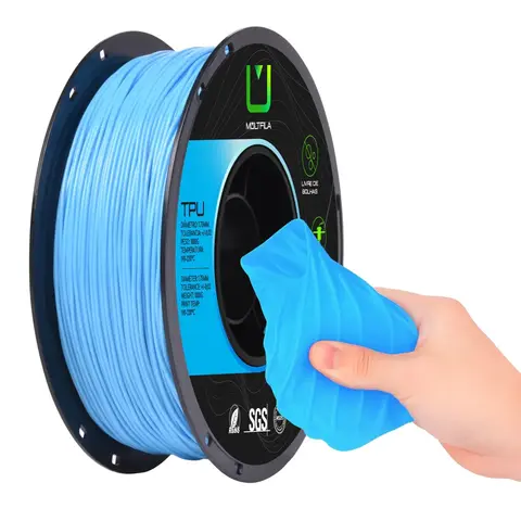 Filamento TPU Flexivel Azul 1Kg 1.75mm - Multfila - comprar online