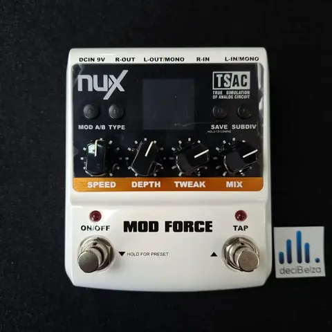 NUX Mod Force (Guitarra/Bajo - Multiefectos de modulación) - comprar online