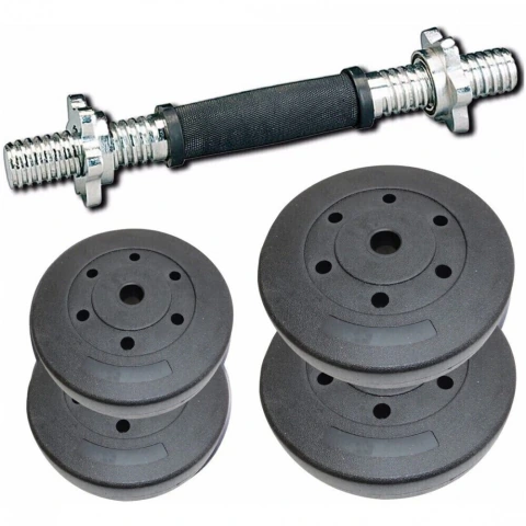 Kit de Mancuernas a Rosca 10 kg Ranbak