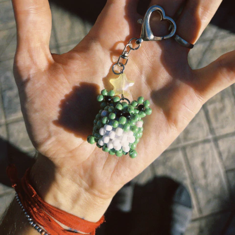 llavero Ranita mini amigurumi - comprar online