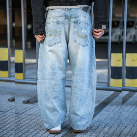 Baggy AYD Argento LightBlue