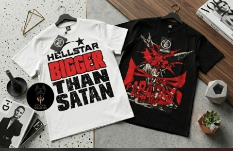 Camisetas Hellstar con estampados y pedrería