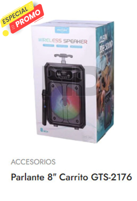 PARLANTE 8" CARRITO GTS 2176 - comprar online