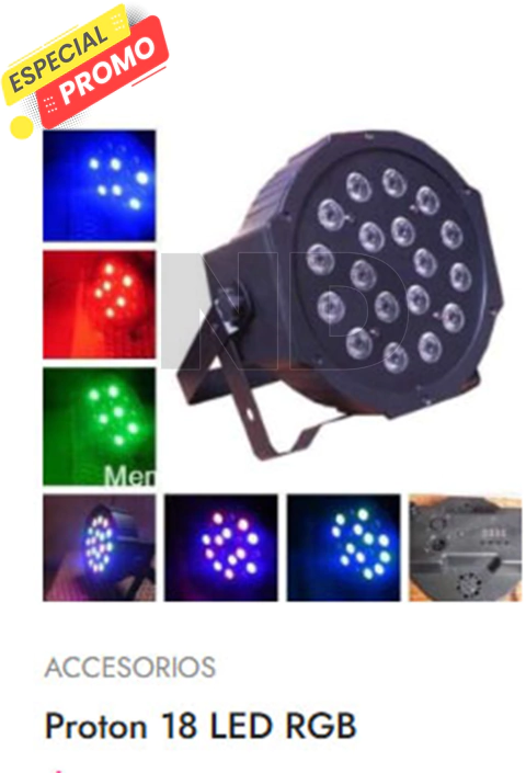 PROTON 18 LED RGB - comprar online