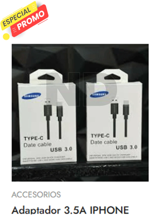 ADAPTADOR 3.5A IPHONE - comprar online