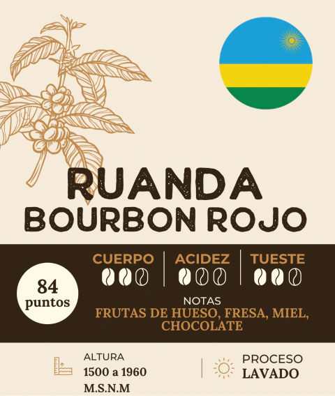 Ruanda Bourbon Rojo