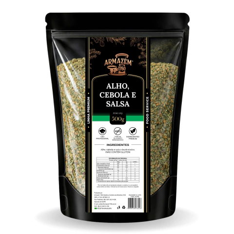 Alho Cebola e Salsa 500g - Tempero Natural Puro - comprar online