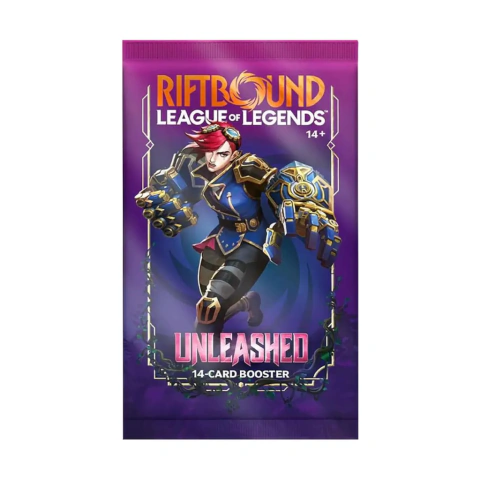 Inglês Riftbound League of Legends Booster - Unleashed Avulso