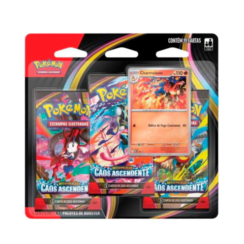 PT-BR Pokemon Triple Pack Caos Ascendente Charmeleon