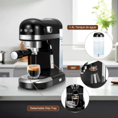 Cafetera de Espresso Pantalla Touch 20 Bares 1350W