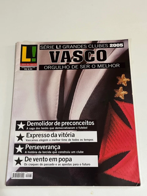 Revista Vasco Série Grandes Clubes Brasileiros, de 2005 - comprar online