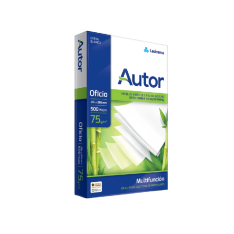 RESMA AUTOR OFICIO 75 GRS X500 HOJAS