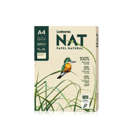 RESMA AUTOR NATURALEZA LEDESMA A4 75GRS 500 HOJAS
