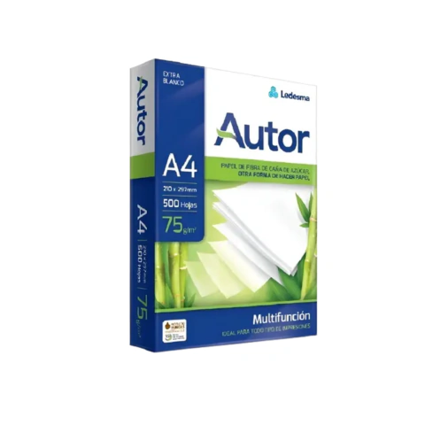 RESMA AUTOR A4 75 GRS X500 HOJAS