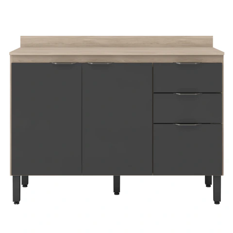 Balcão 120 cm com Tampo Firenze Demóbile