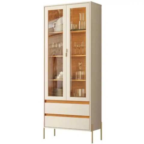 Cristaleira Brisa 2 Portas 2 Gavetas 74 cm Madetec