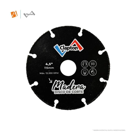 DISCO PARA MADERA 115 CLAPTON - IVA INCLUIDO