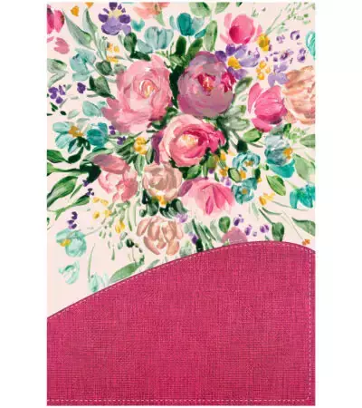 Biblia de una joven conforme al corazón de Dios RVR60 – Imitacion Piel Lujo Floral - comprar online