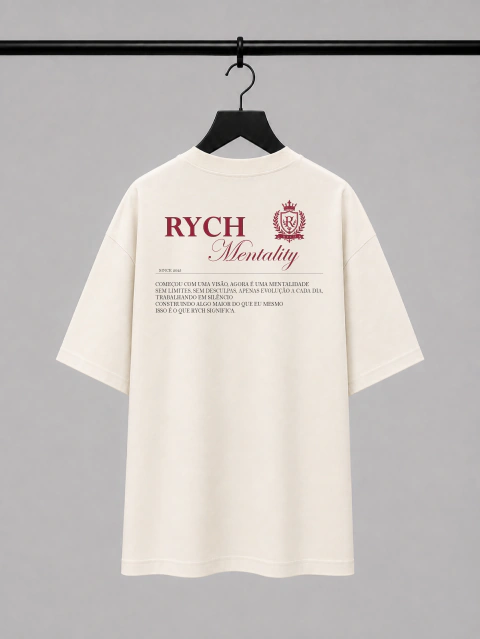 Camiseta Oversized DROP "Mentality"