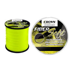 CROWN LINHA MONO FIBER SOFT YELLOW 43MM 37LB 500M 1UN na internet