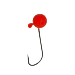 CHUMBADA ANZOL JIG HEAD 3/0 90° FACETADO 5G VERMELHO 1UN na internet