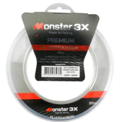 MONSTER 3X LINHA FLUORCARBON 8.0 0,501MM 29.3LB 13,28KL 20M